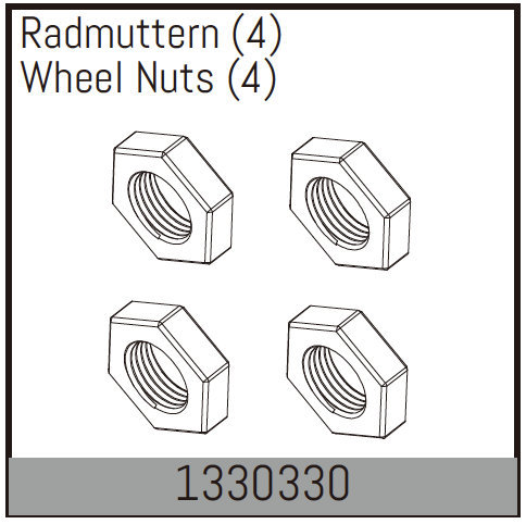 Absima Radmuttern (4 St.) 1330330