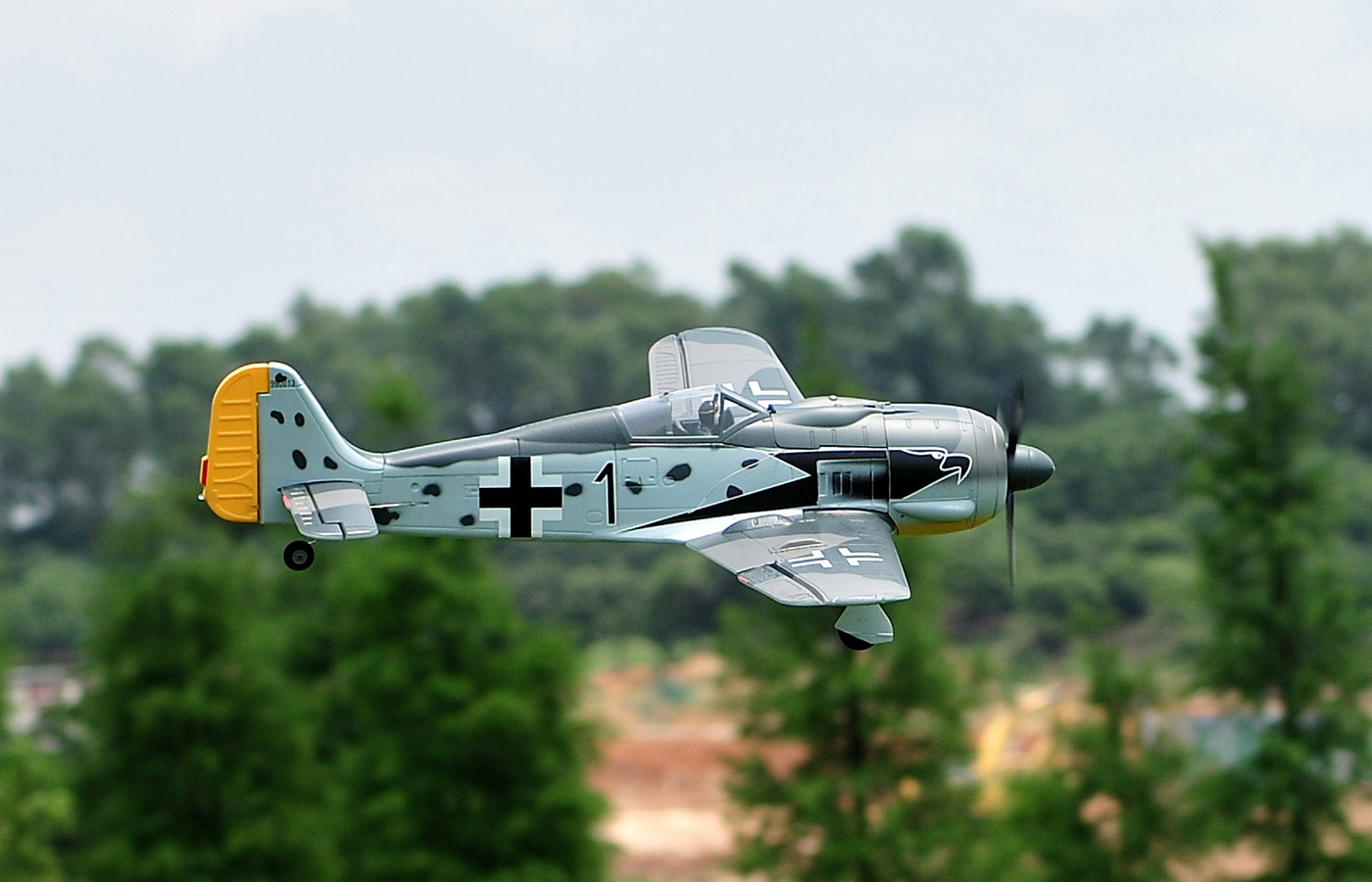 Modster Focke Wulf FW190 PNP 1200mm Elektromotor Warbird MD10219 - Abbildung 2