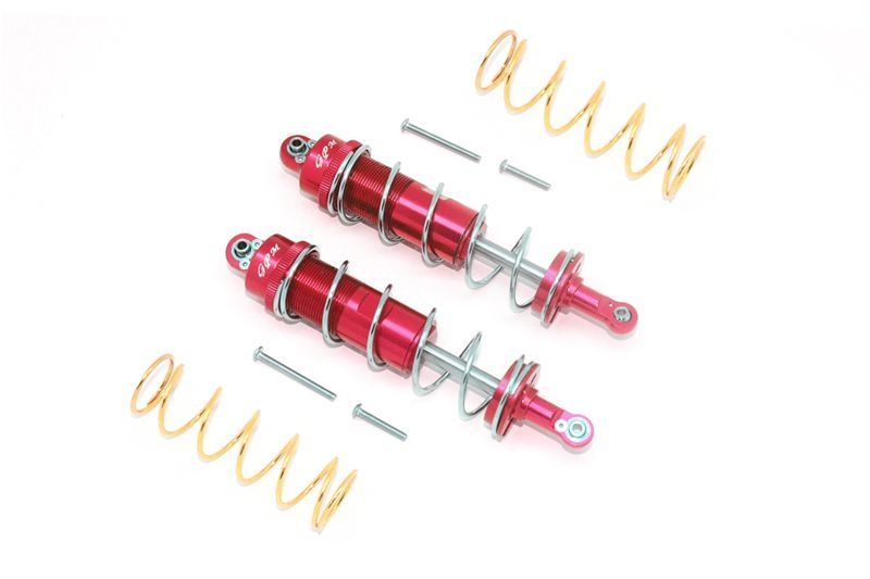 GPM Alu Öldruckstoßdämpfer v/h 125mm rot Traxxas MAXX