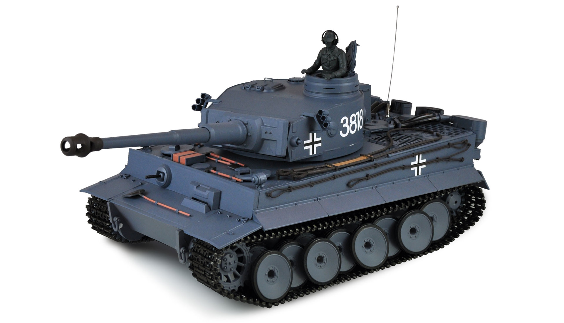 Amewi Tiger I 1:16 Professional Line 2 IR/BB Panzermodell mit Sound 23103 - Abbildung 1