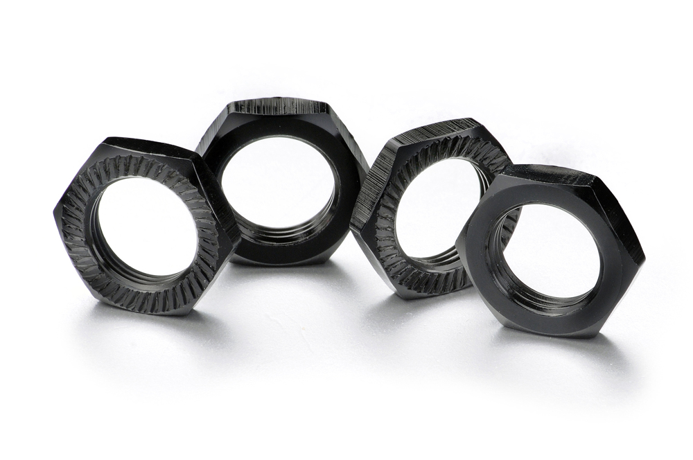 Absima Radmutter selbstsichernd 17mm schwarz (4 St.) 2560006 - Abbildung 1