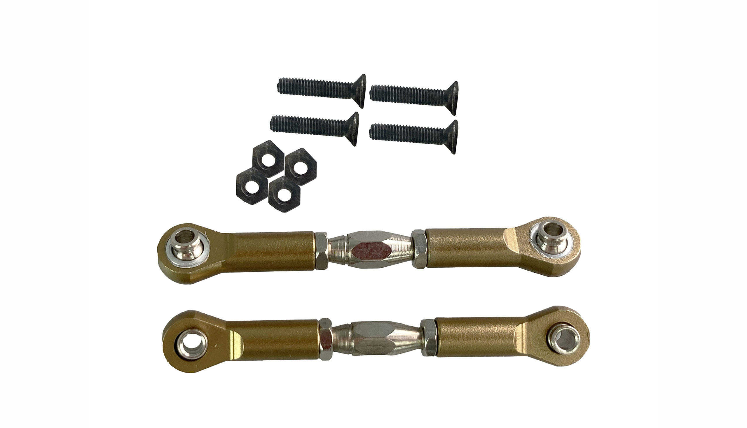 Amewi Querlenker Sturzstange vorne/hinten Aluminium gun metal 106617TI