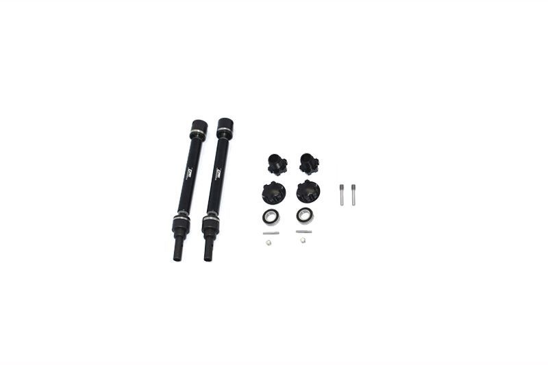 GPM Stahl CVD gehärtet mit Aluwelle Set v/h schwarz (WideMaxx) Traxxas WideMAXX