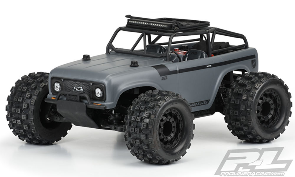 ProLine Ambush Clear Body with Ridge-Line Trail Cage for PRO-MT 4x4 & Stampede 4x4 3504-00