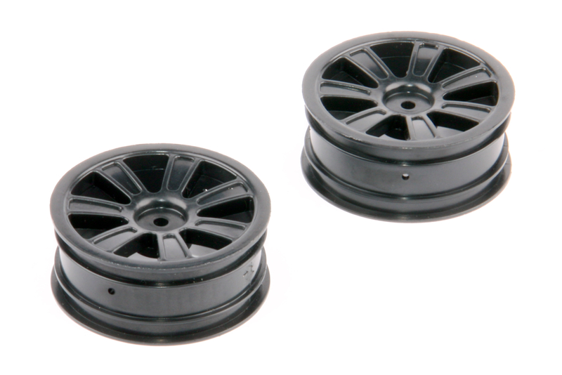 LRP S10 Twister BX Speichen Felge VA schwarz (2 Stk.)