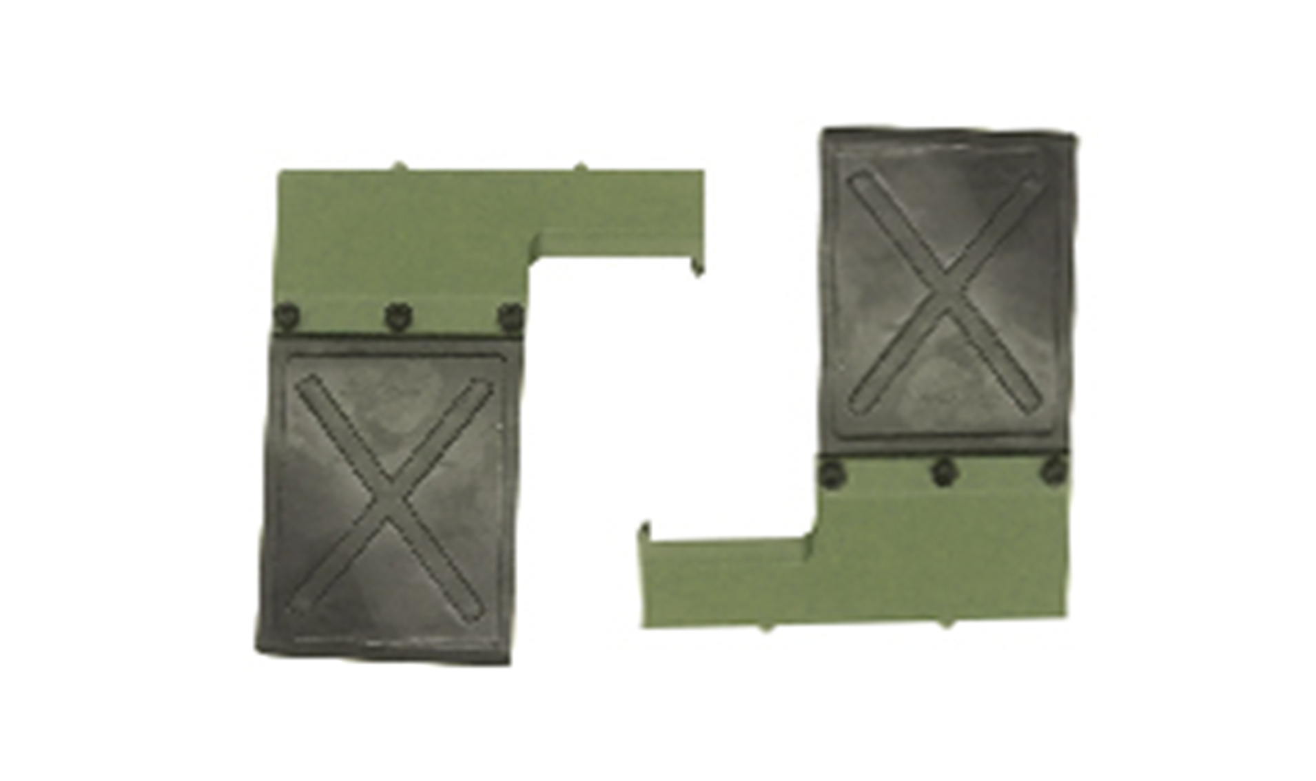 Amewi Fender links & rechts grün für 8x8 Truck T062G