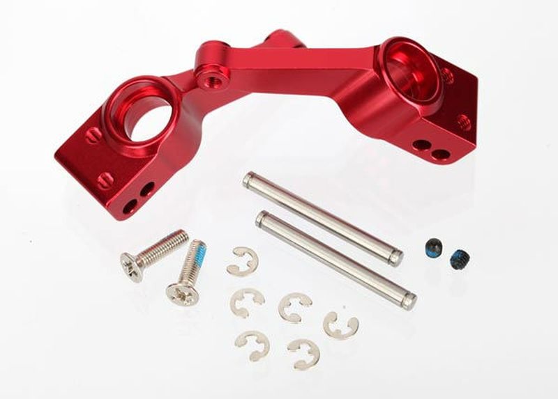 Traxxas Radträger hinten Alu rot 1952A