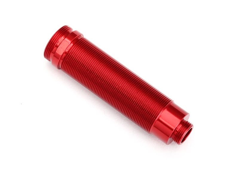 Dämpfergehäuse GTR, 64mm rot Alu vo Gewinde 8452R
