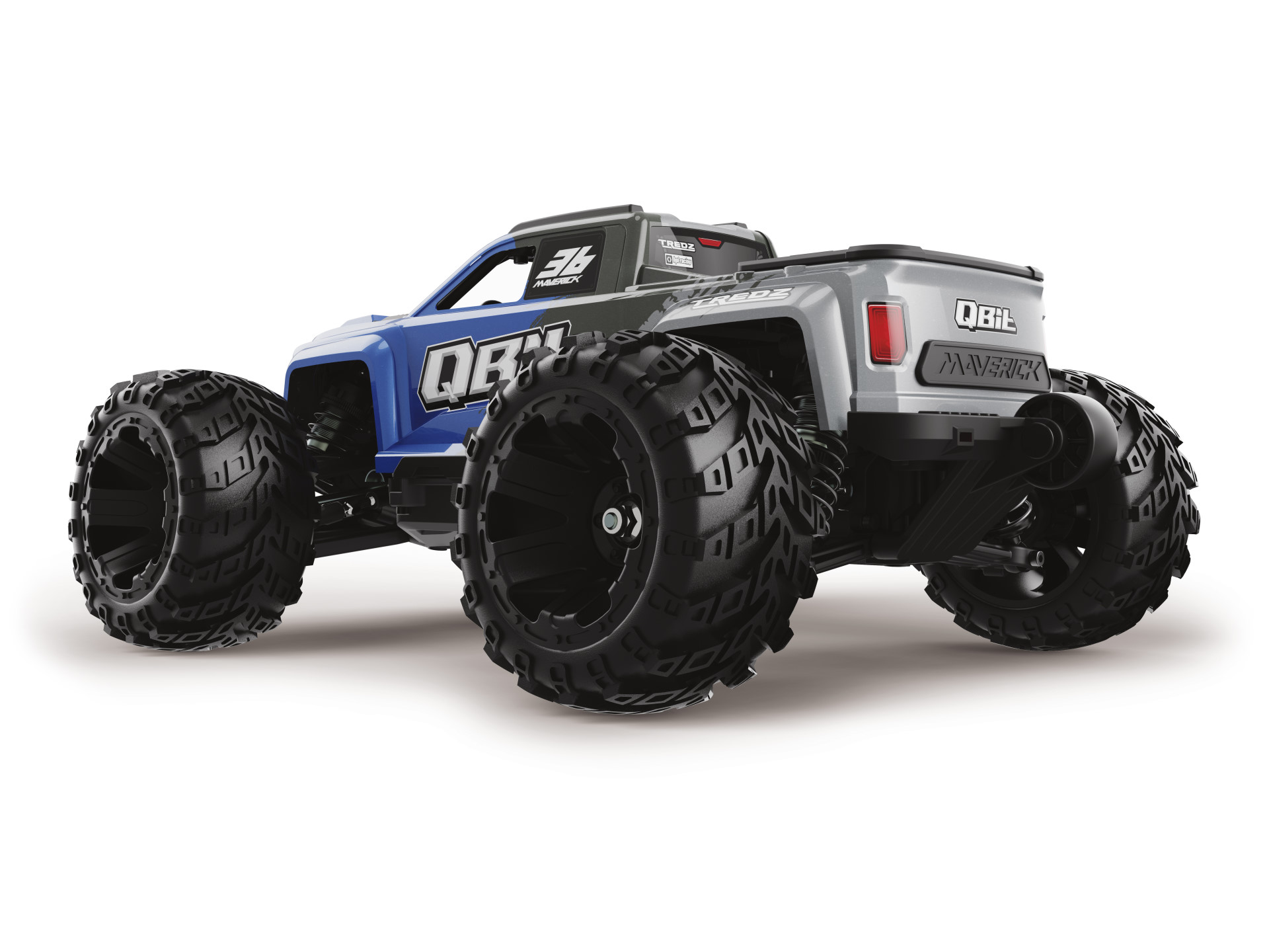 Maverick QBit MT Flux 1/16 4WD Brushless Monstertruck Blau 151001 - Abbildung 3