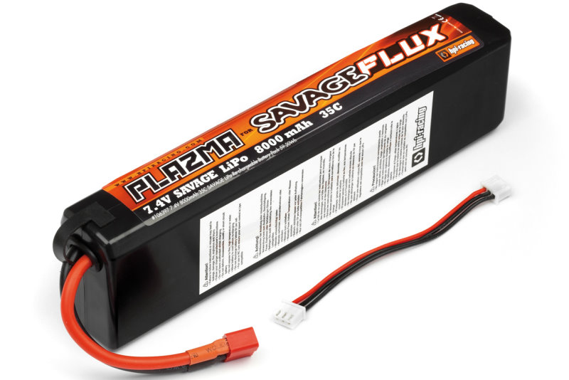 HPI Plazma 7.4V 8000mAh 35C Lipo Akku Pack 59.2Wh 106397