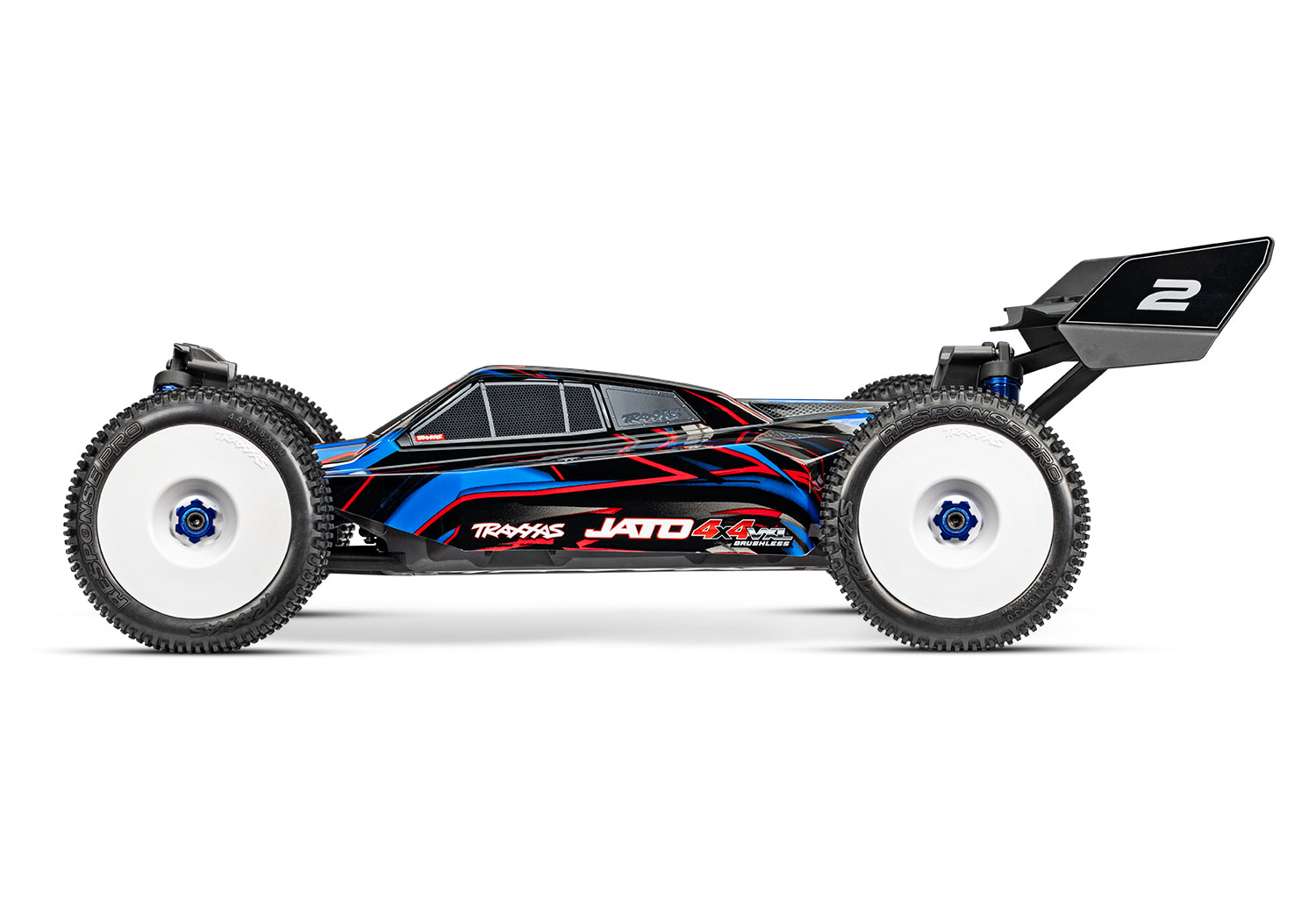 Traxxas JATO 4x4 VXL 4S Brushless Buggy blau HD-Teile RTR 90386-4 - Abbildung 3