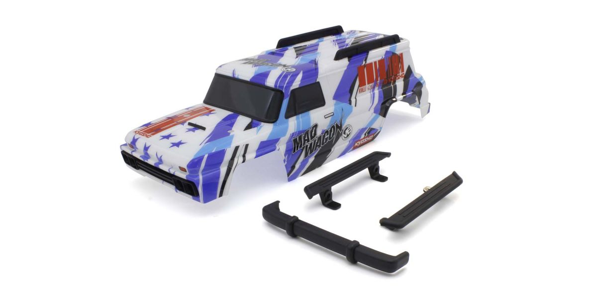 Kyosho Karosserie Mad Wagon VE - Type2 (Blau-Weiss) KBB001BL