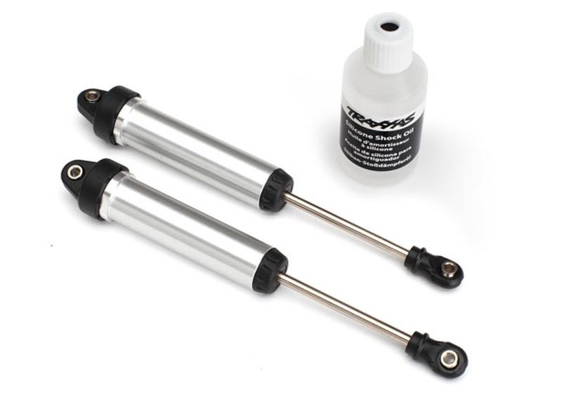 Dämpfer GTR 134mm silber Alu (gebaut ohne Federn) vo ohne Ge 8451