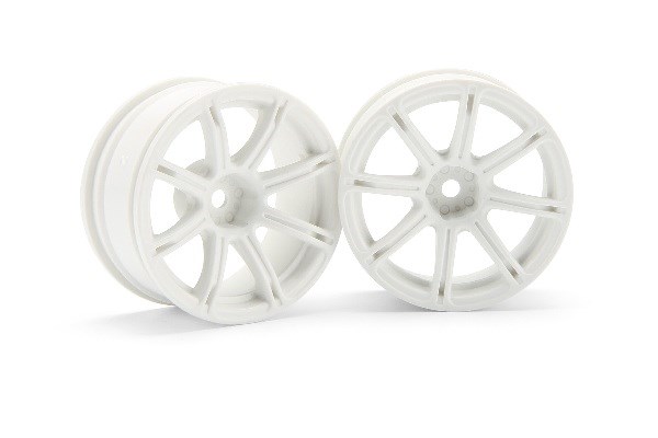HPI Work Emotion Xc8 Felge 26mm Weiss (6mm Offset) 3304