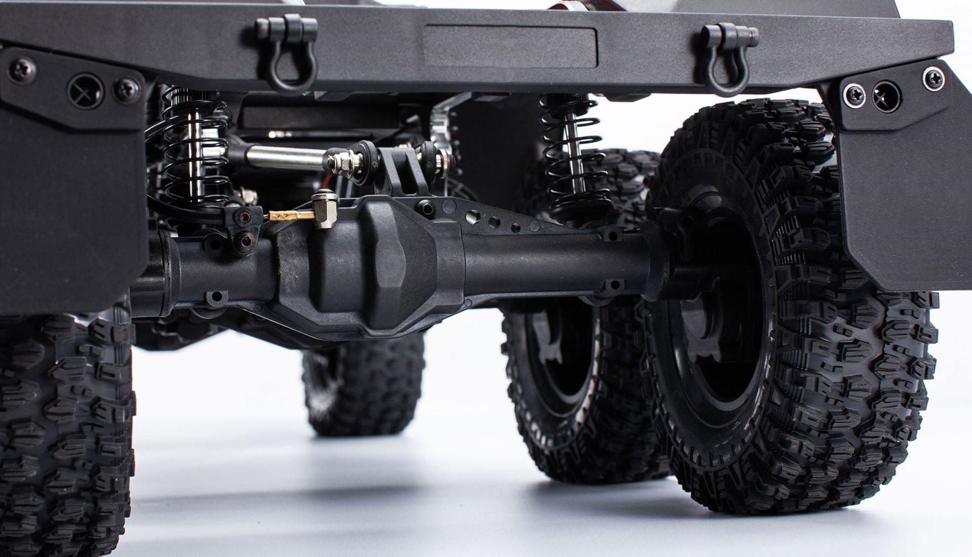 Amewi AMXRock RCX10.3P Scale Crawler 6x6 Pick-Up 1:10 ARTR grau (pro Version) 22558