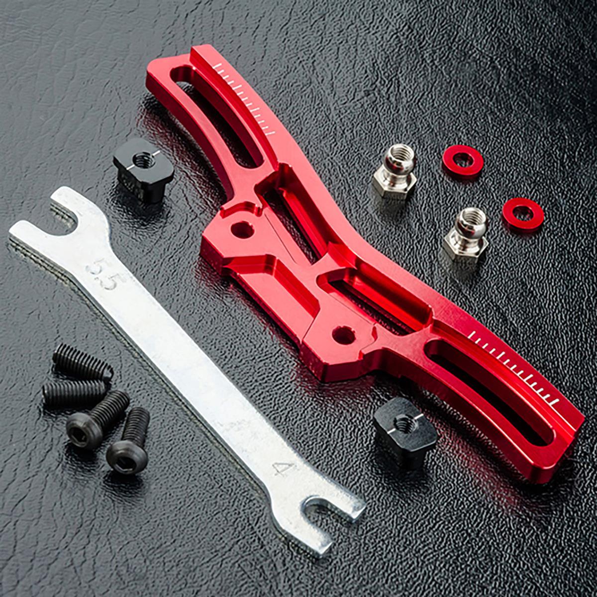 210577R Dämpferbrücke Alu rot vorne RMX 2.0