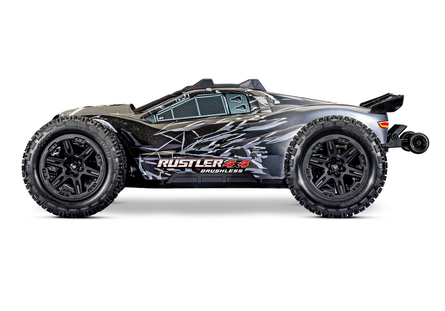 Traxxas Rustler 4x4 VX3 Brushless Stadium Truck Schwarz 67464-4 - Abbildung 3