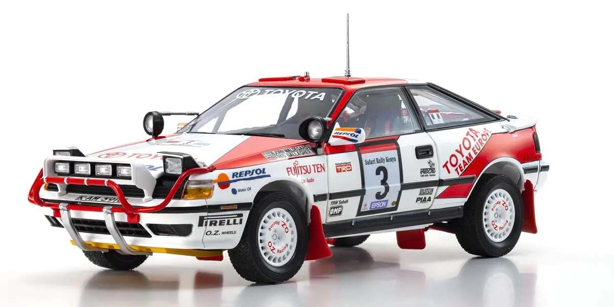 Kyosho 1:18 Toyota Celica GT-Four B.Waldegard Winner Safari 1990 Nr.3 08961A
