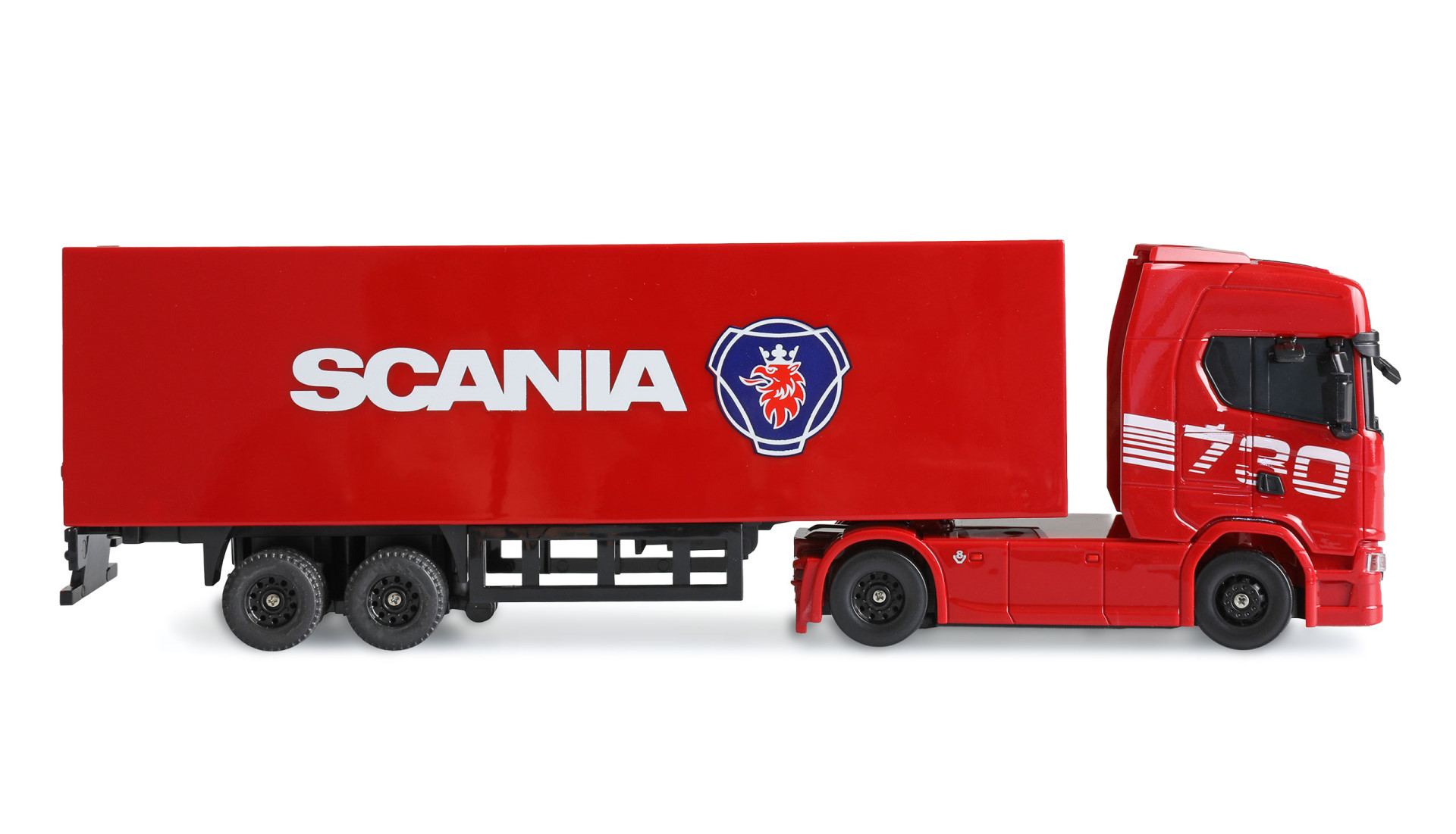 Amewi Scania 730 S Mini LKW mit Kofferauflieger proportional 4WD 1:64 RTR rot - Abbildung 4