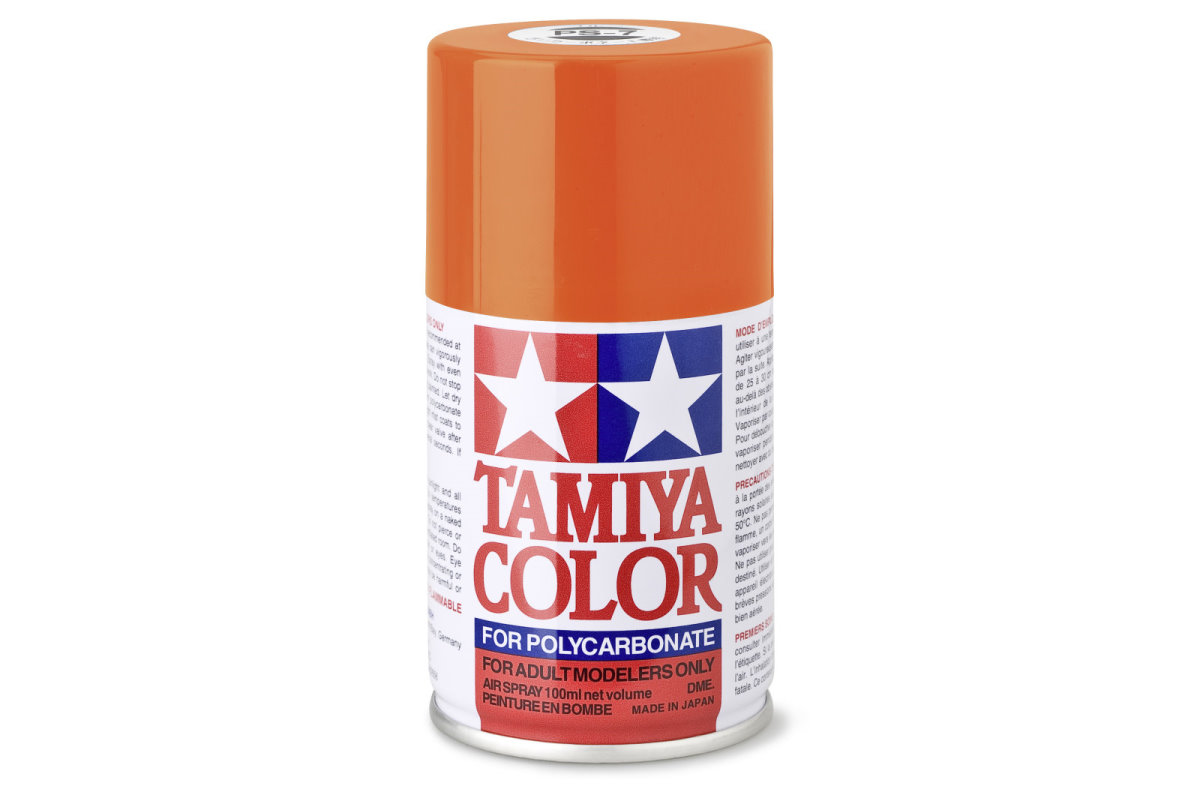 Tamiya Color Lexan Spray Farbe PS-7 Orange PS7 Orange 100ml 300086007