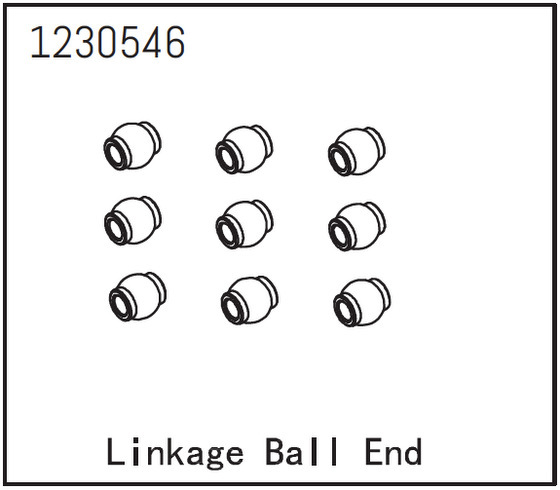 Absima Link-Kugelköpfe (9 St.) 1230546
