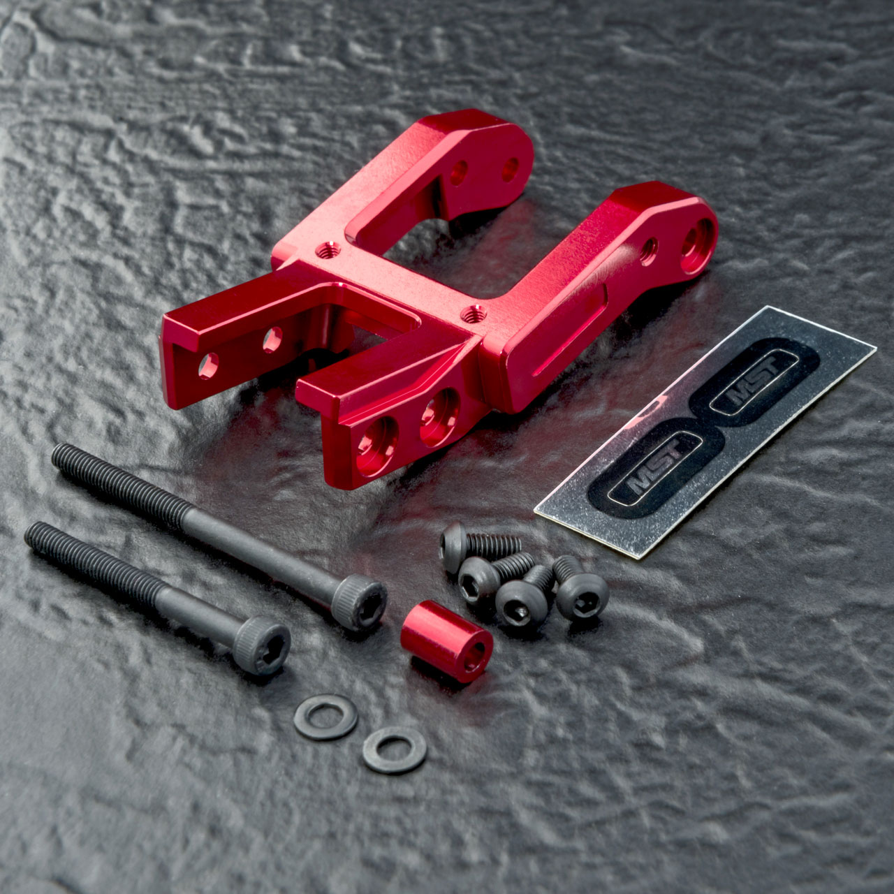 MST-Racing RMX 2.0 alum. integrated upper deck connecter (red) 210640R