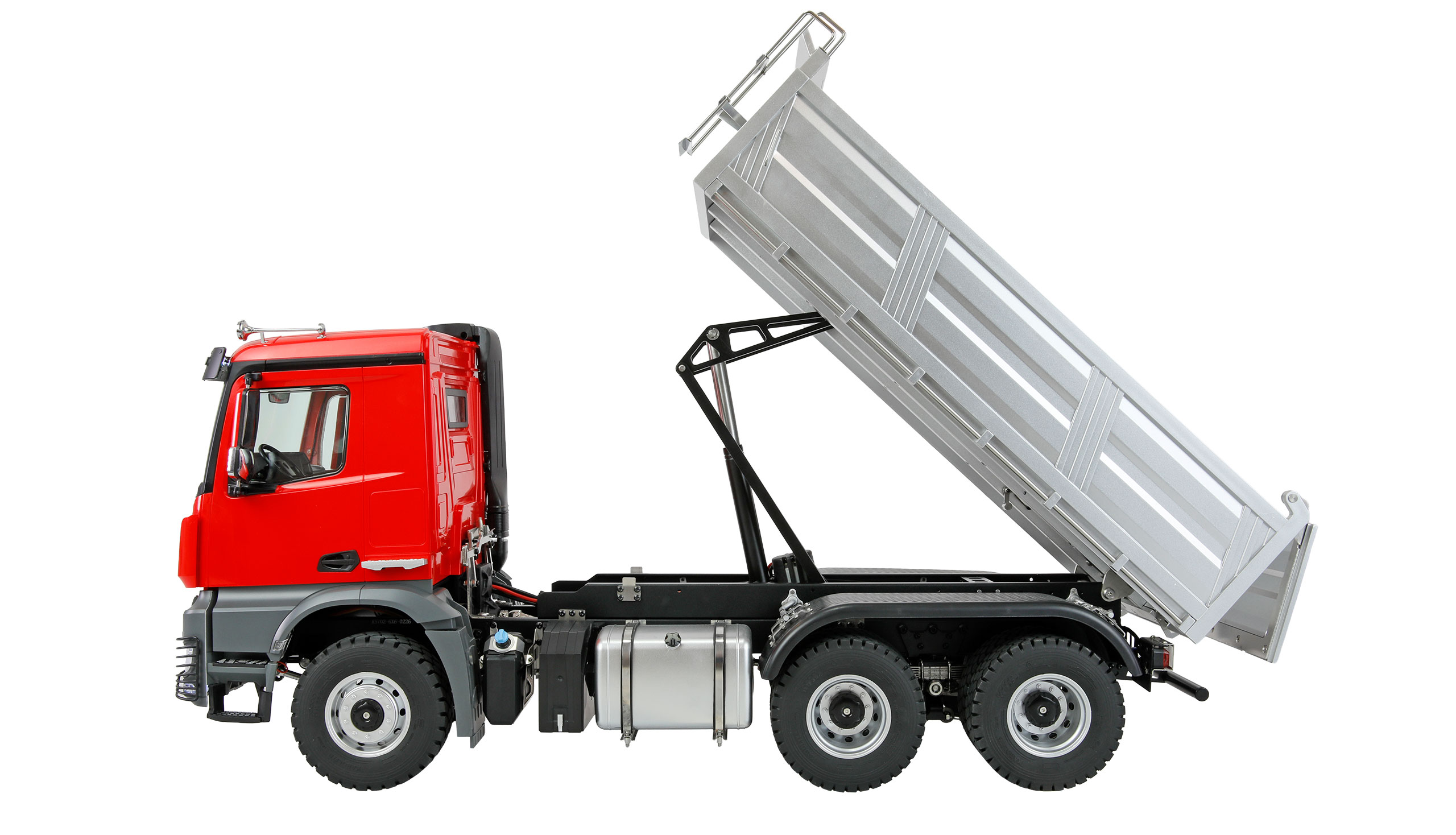 Amewi Mercedes-Benz Arocs Muldenkipper 6x6 1:14 RTR rot 22729