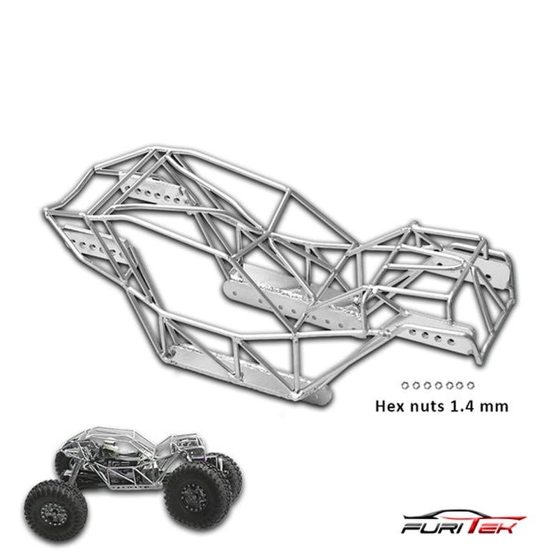 FURITEK OLYMPUS Titanium Rolling Cage for Axial SCX24 (RAW) Kits - Rock Crawler FUR-2164