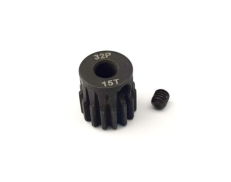 H-SPEED Ritzel 15 Zähne 32dp, 5mm Stahl (M0.8) HSPX215 - Abbildung 1
