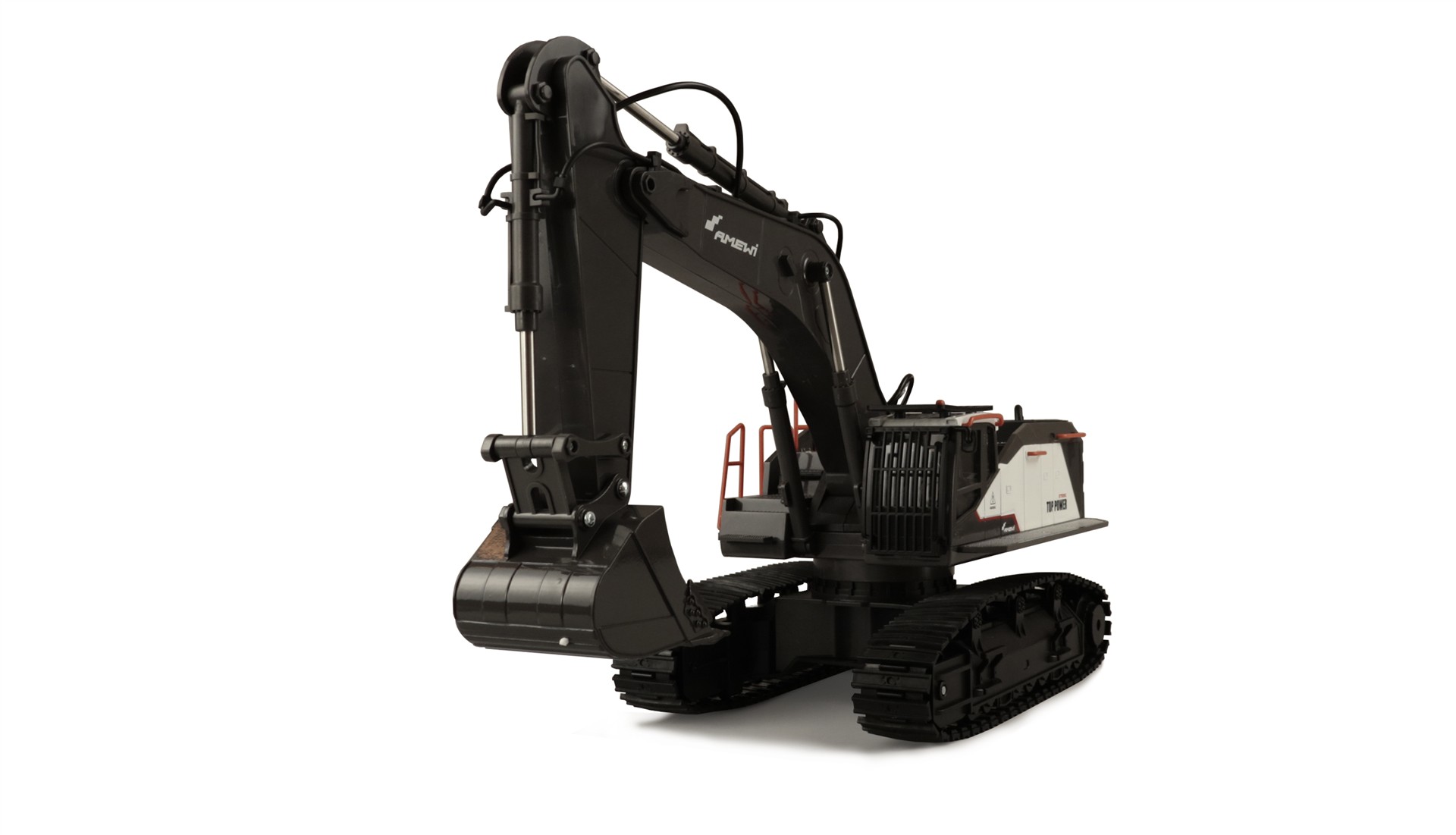 Amewi ACV730 V2 Raupenbagger 1:14 RTR weiß 22499