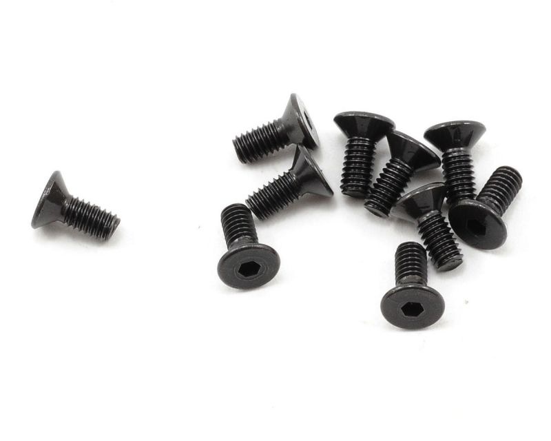 ProTek RC 2.5x6mm High Strength Flachkopfschrauben (10)  PTK-H-2101