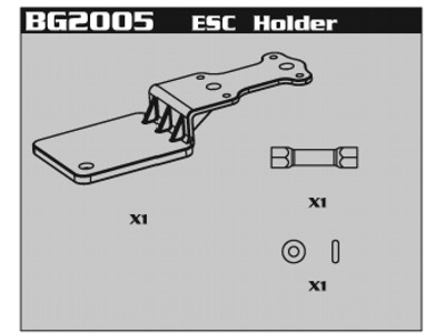 Amewi BG2005 ESC Holder BG2005