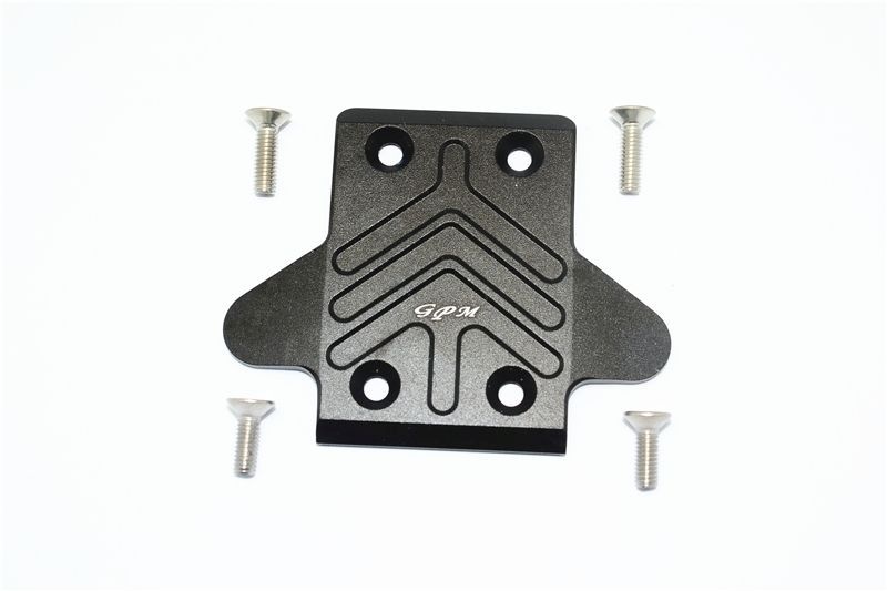 GPM Alu Chassisplatte unten vorn schwarz ARRMA Senton, Outcast, Notorious, Kraton 6s MAS331FBK