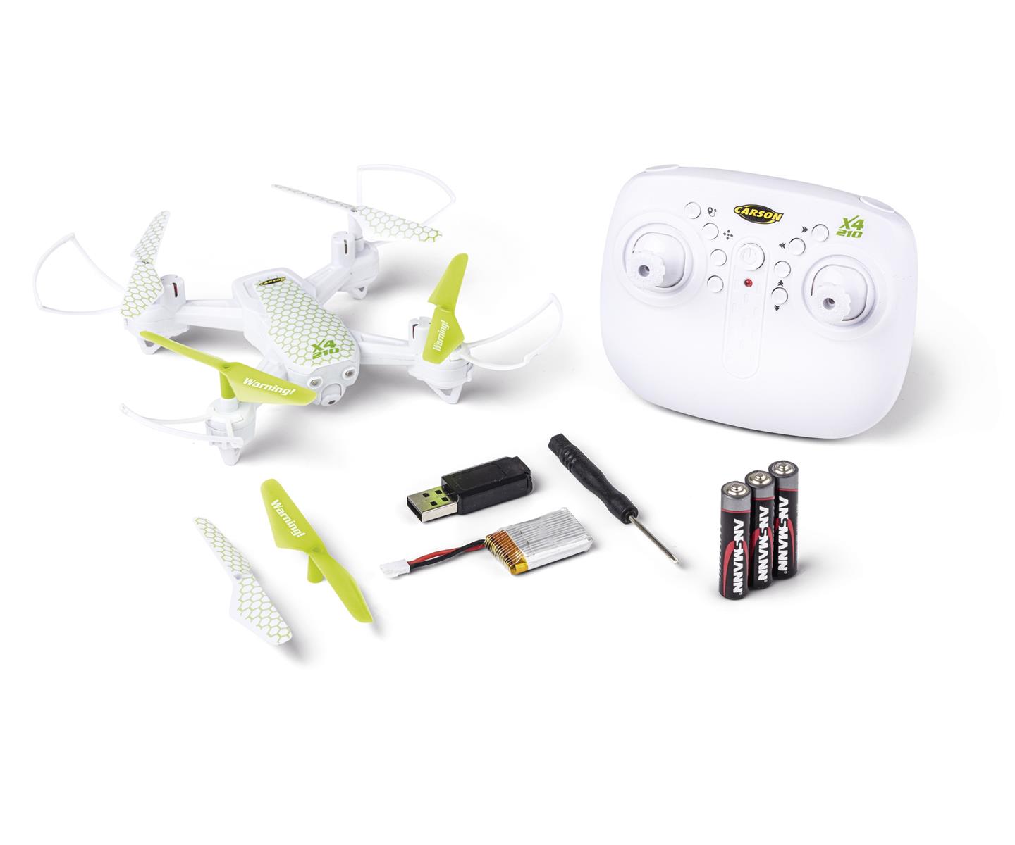 Carson 07176 X4 Quadcopter 210 2.4G 100% RTF 500507176 - Abbildung 1
