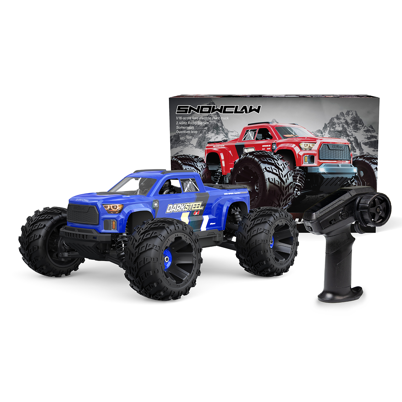 UDI RC Snowclaw Monster Truck Pro Brushless 1/16 Blau - Abbildung 4