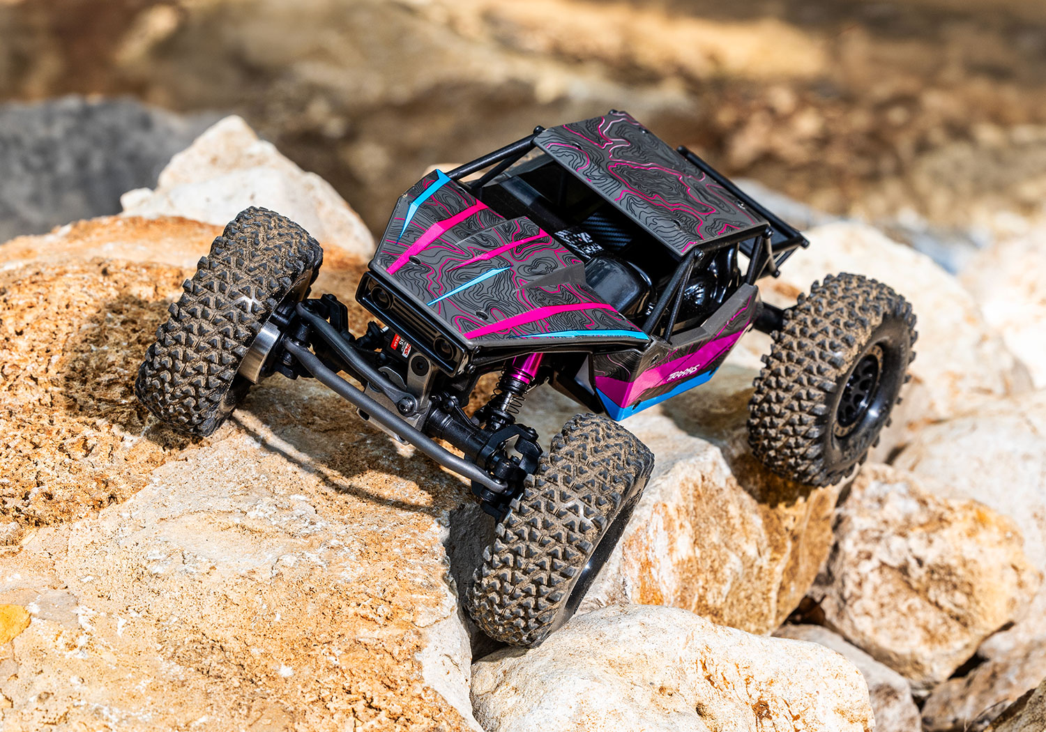 Traxxas TXC-4M Extreme Brushless Crawler 1/18 RTR pink RTR m. Akku&Lader 120074-1-PINK - Abbildung 5