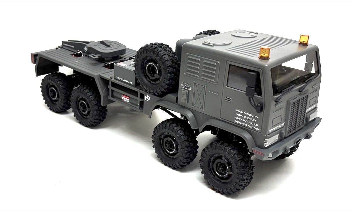 Hobby Plus 1:18 Crawler CR18P 8X8 Terranaut ( AWS ) Grau HBP1810800-GY - Abbildung 1