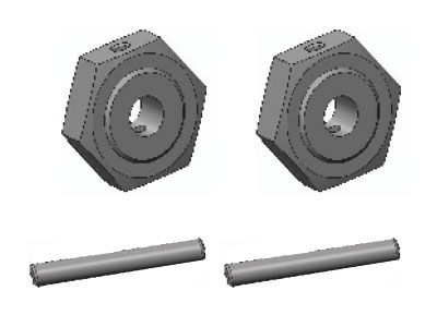 Amewi ET1015 Radmitnehmer Set AM10T ET1015