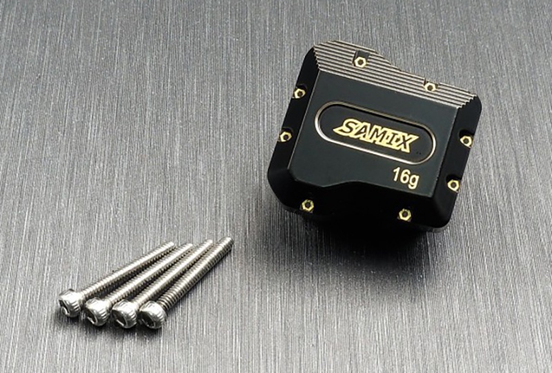 SAMIX Diff-Abdeckung Messing (1) für Traxxas TRX-4M TRX4M-4075