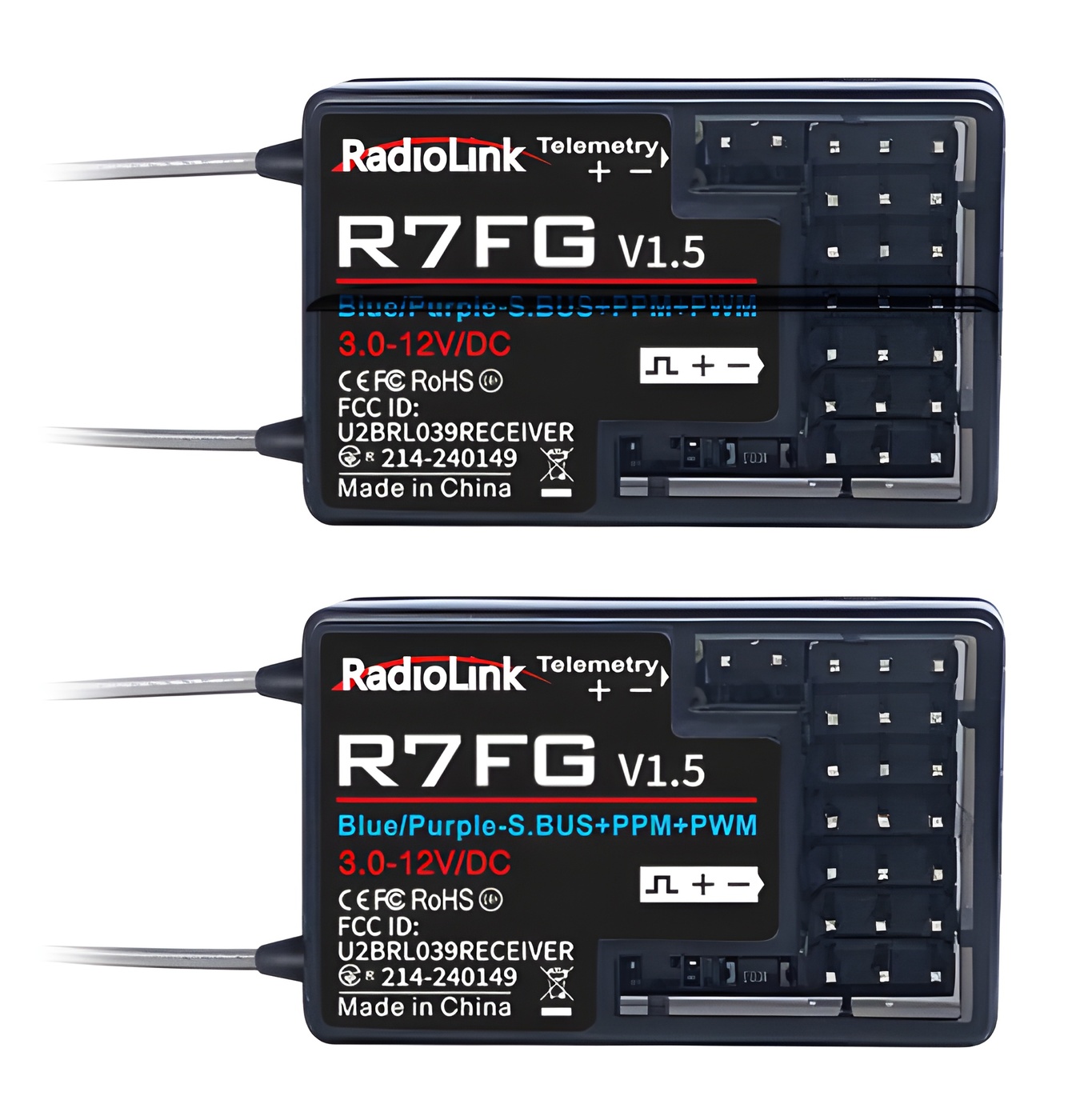 RadioLink RC6GS V3 RC Sender mit 2x R7FG Empänger RC6GS-1