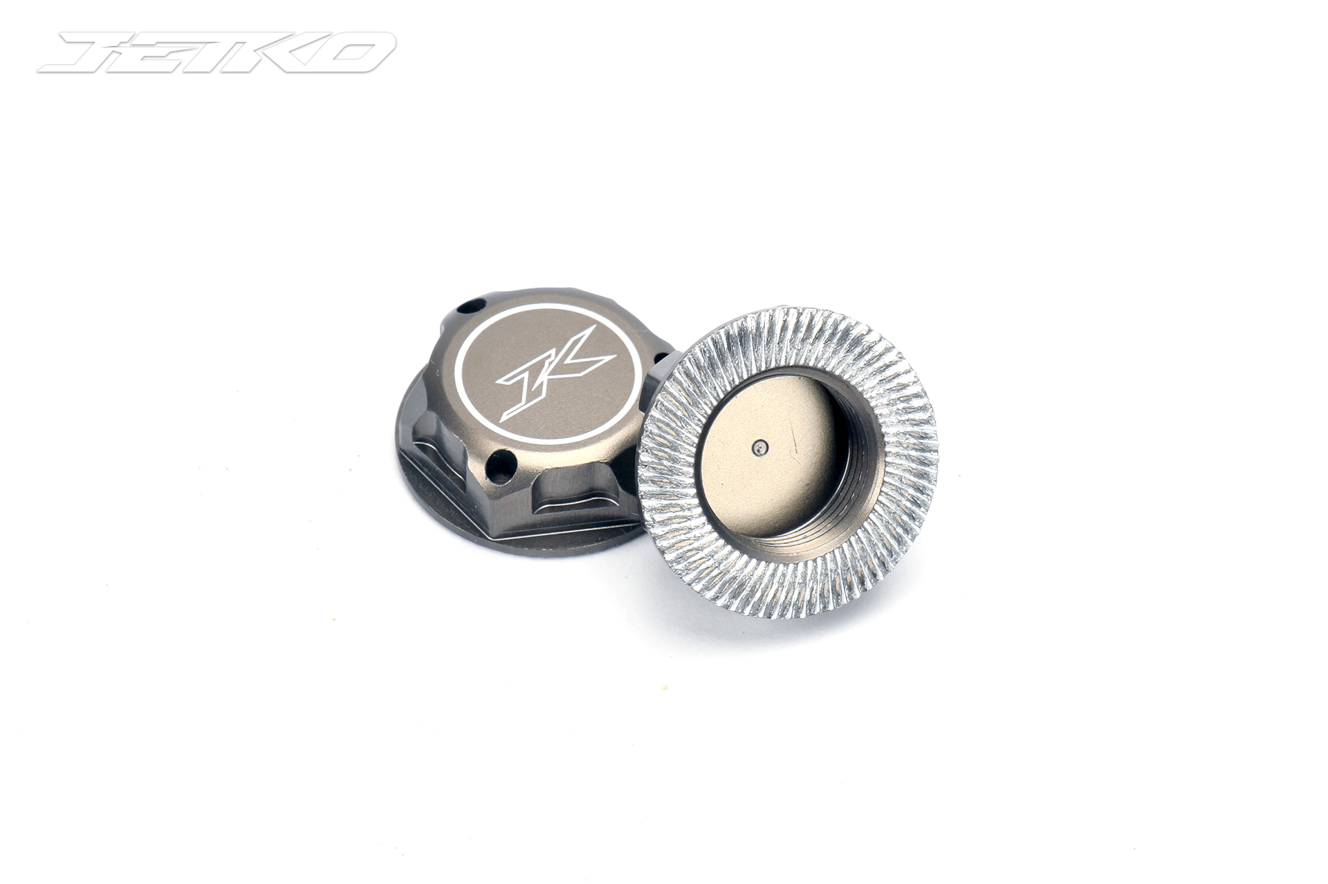 Jetko 17mm Radmutter Aluminium 17mm geschlossen harteloxiert (4) JK661701HA