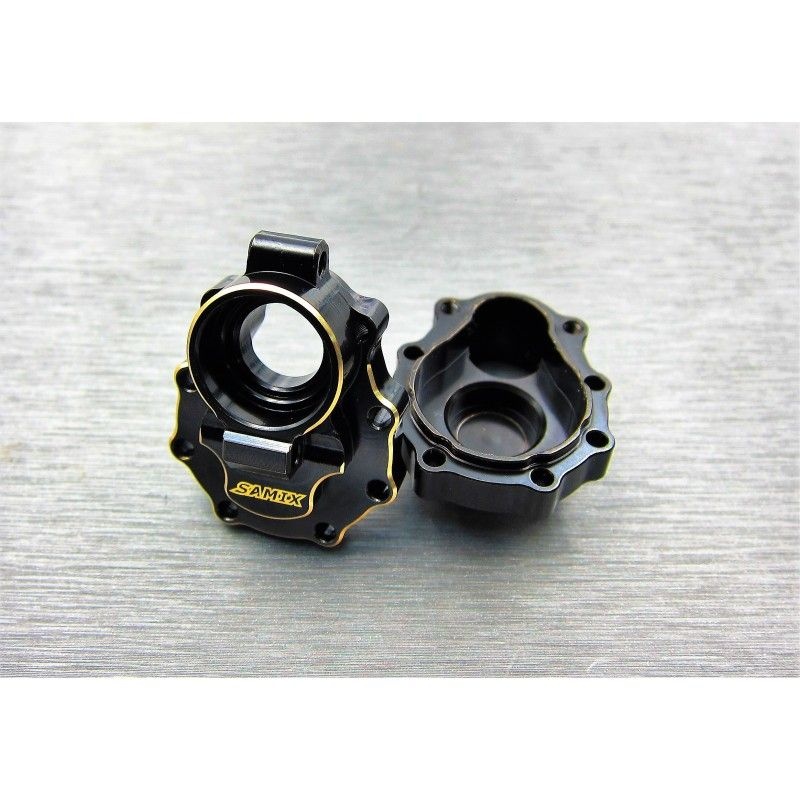 SAMIX Messing Portal Gehäuse hinten schwarz für TRX TRX4 & 6 TRX4-4065 - Abbildung 1