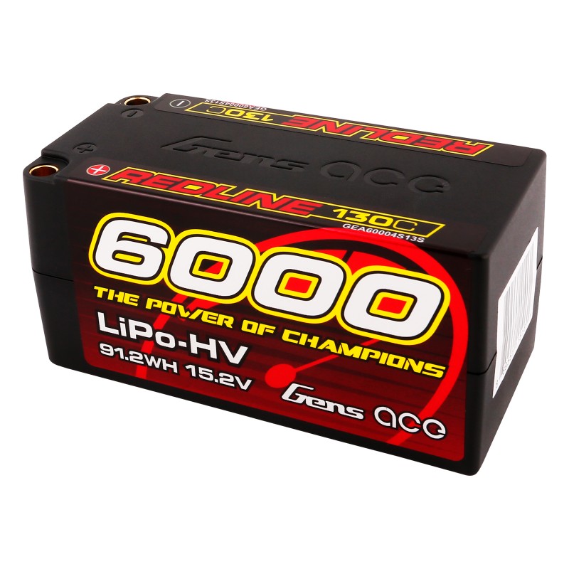 Gens ace Redline Shorty 4S HV 15.2V-130C-6000 (5mm) 98x47x46mm 410g GE4RL-6000H-4T5S - Abbildung 1