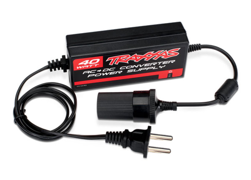 Traxxas AC->DC Adapter, 40W (Netzteil für 12V-Lader) 2976G - Abbildung 1