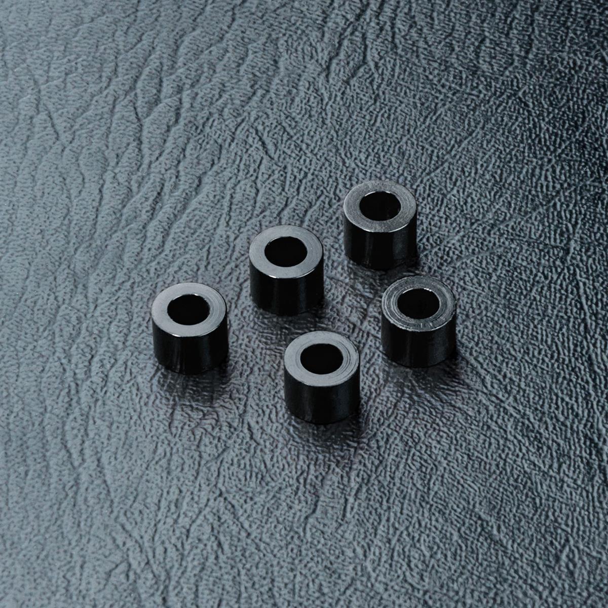 820011BK Distanzbuchse Alu 3x5.5x4.0mm schwarz