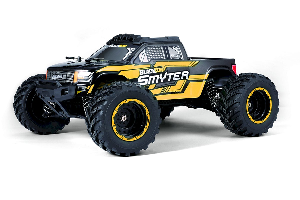 BLACKZON Smyter MT 1/12 4WD Elektro Monster Truck Gelb 540225 - Abbildung 1