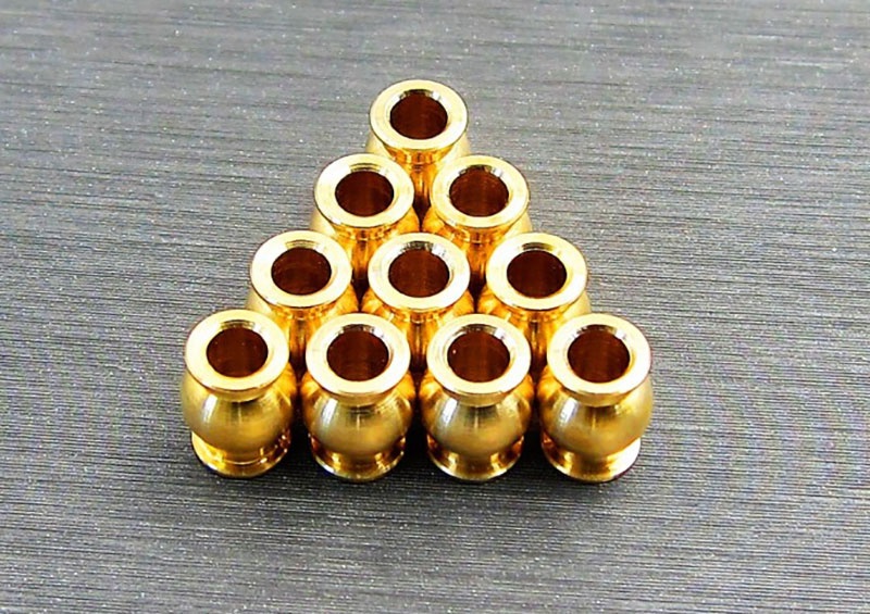 SAMIX Pivot-Ball 5,8mm Messing (10) für Axial SCX10-Pro SCX10P-B58