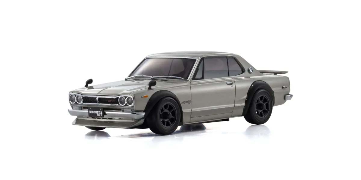 Kyosho Mini-Z MR04 RWD Skyline 2000GT-R KPGC10 Silver (N-MM2/KT531P) 32359S - Abbildung 1