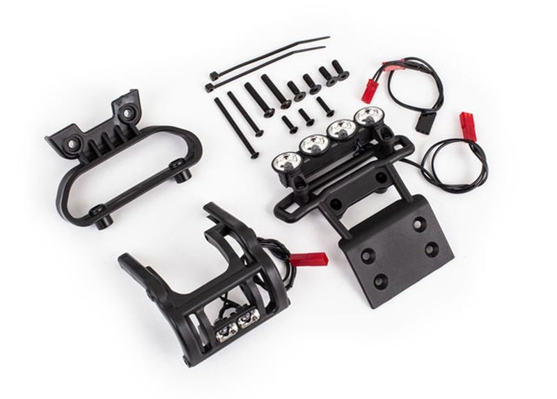 Traxxas LED Licht-Set komplett (mit Bumper v/h + BEC Y-Kabel) 3697