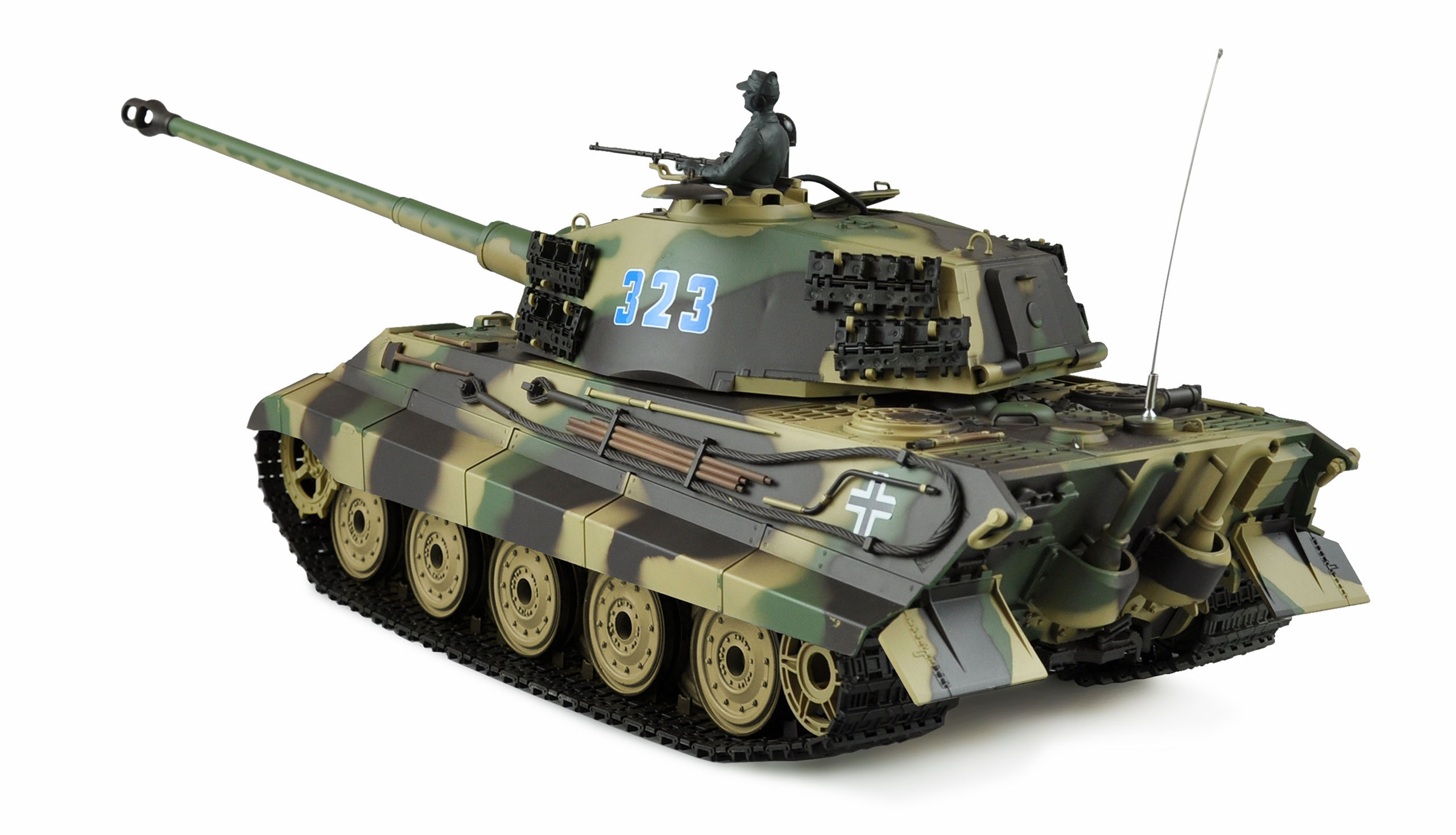 Amewi Königstiger mit Henschelturm 1:16 Professional Line II IR/BB 23111